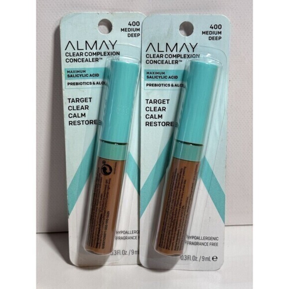 Almay Clear Complexion Concealer Treatment Makeup 400 MEDIUM DEEP Expired 2023